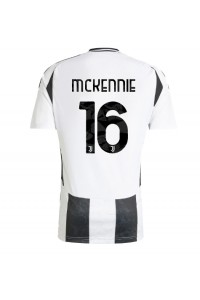 Juventus Weston McKennie #16 Voetbaltruitje Thuis tenue 2024-25 Korte Mouw